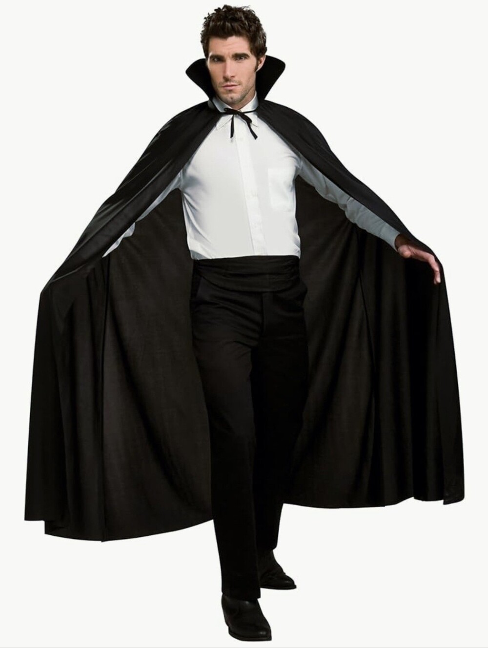 New HALLOWEEN Black Vampire Cape ADULT men and women, one size